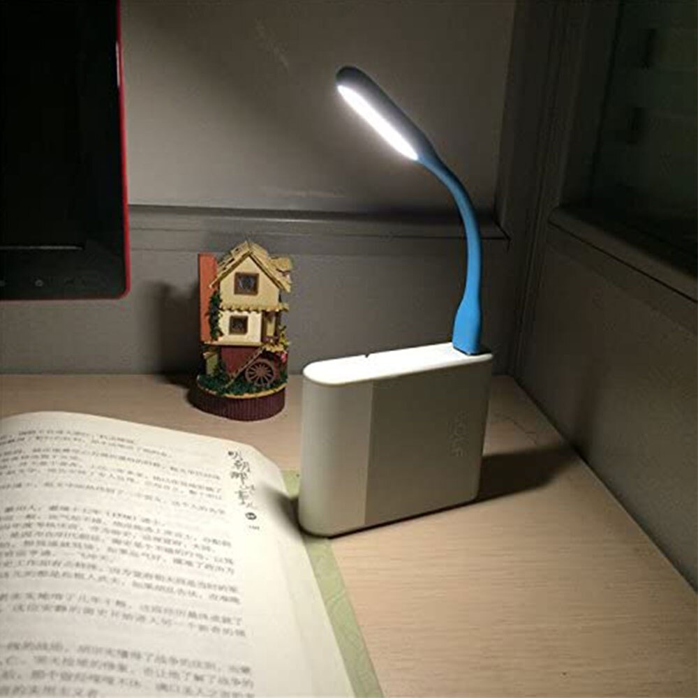 Mini Usb Led Light Lamp Voor Laptop Computer Toetsenbord Zwanenhals Leeslamp Voor Xiaomi Huawei Powerbank Power Bank Cool Gadget