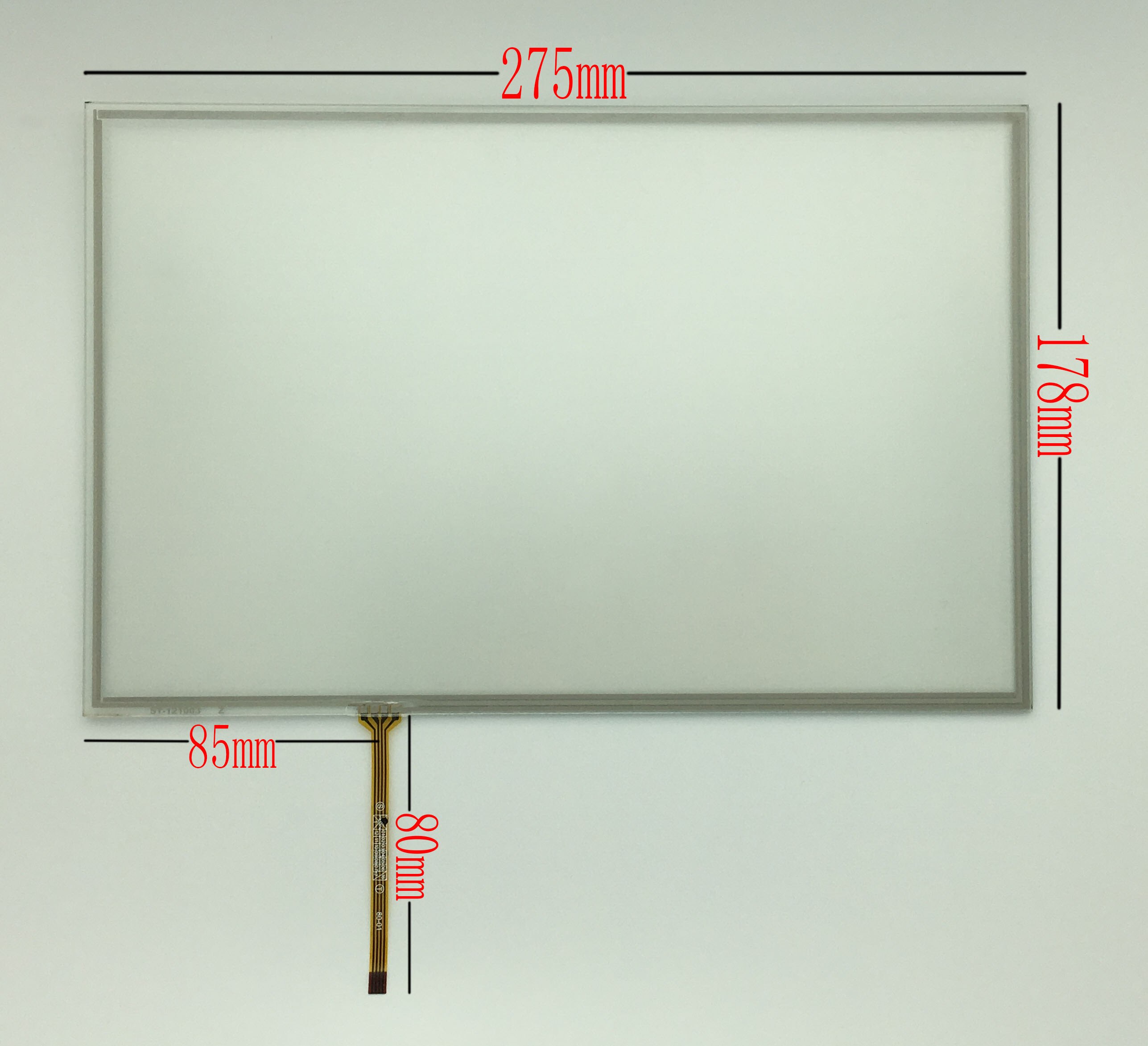 12 inch 275mm*178mm ST121003 Touch Screen Glass Panel Repair Repalcement