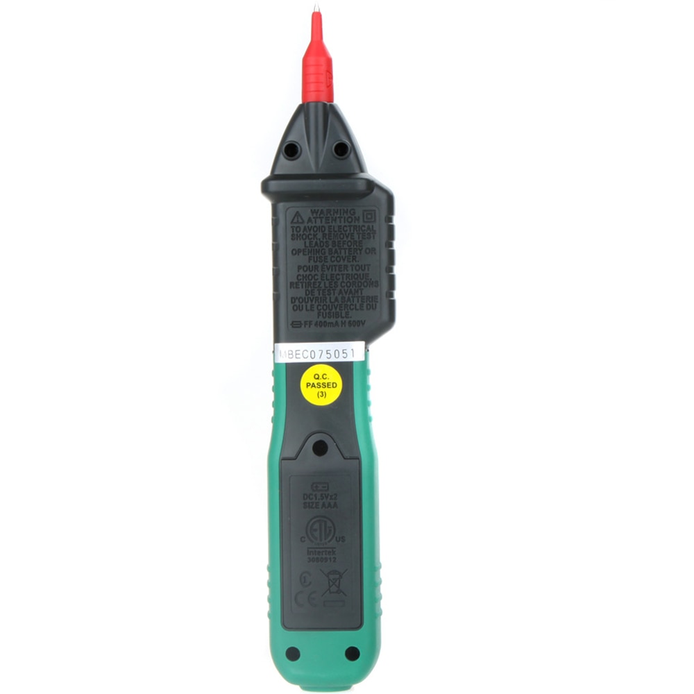 Mastech MS8212A Pen Type Digital Multimeter Multimetro DC AC Voltage Current Tester Diode Continuity Logic Non-contact Voltage