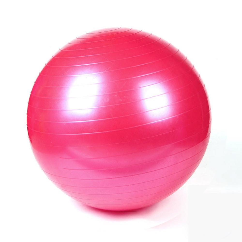 Fitness Yoga Ball 85cm Smooth Balance Fitness Gym Exercise Ball With Pump Balance Pilates Workout Balls: Red