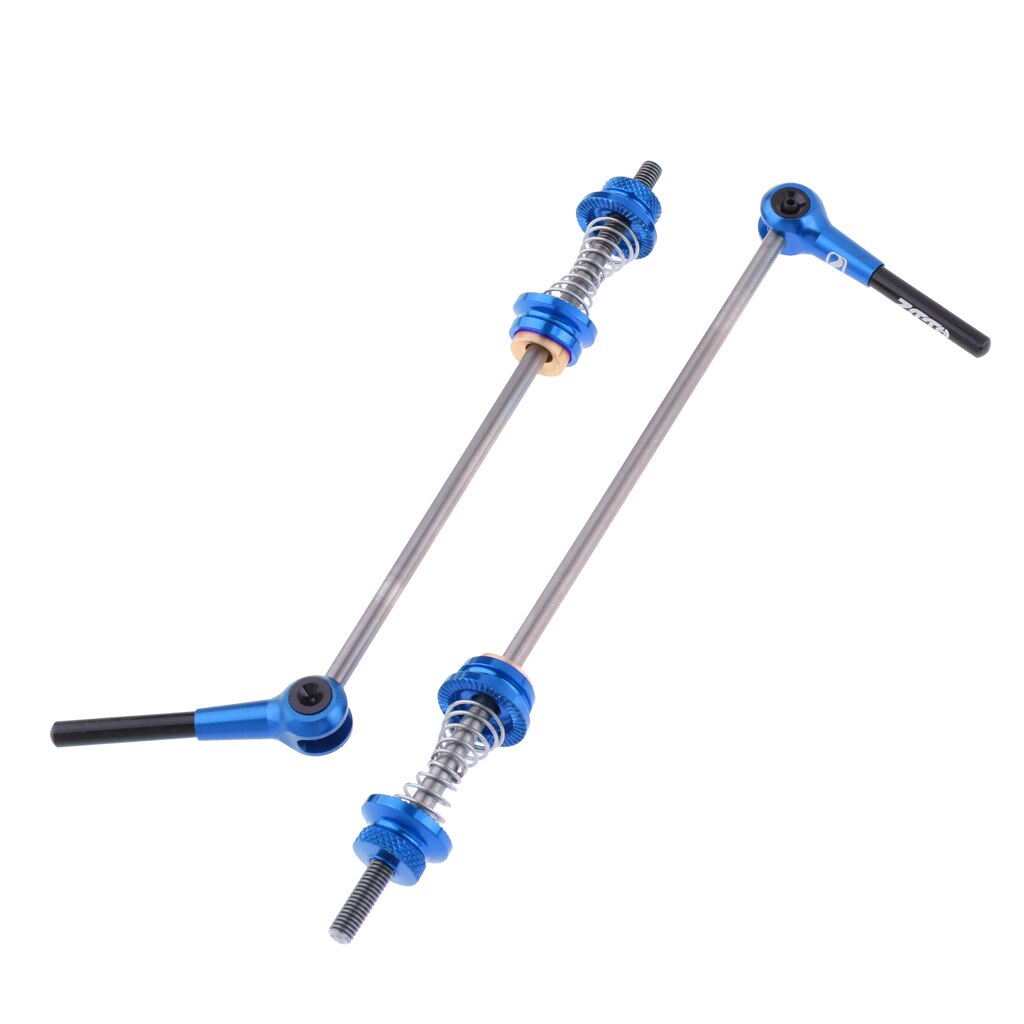 Bicycle Quick Release Rear Wheel Skewers Aluminum Alloy Bike Wheel Skewers for MTB Road Cycling: Blue