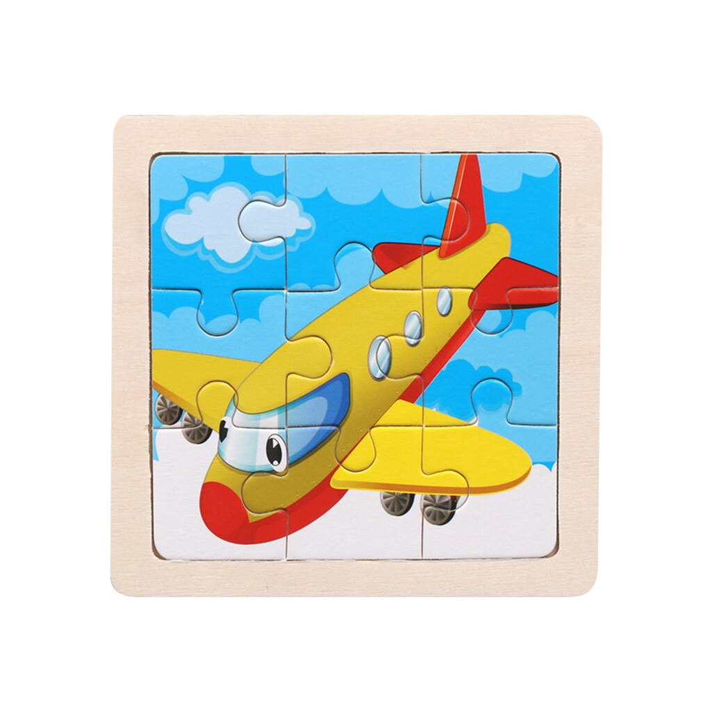 Zabawki dla dzieci drewniane dzieci 16 sztuka zabawki-puzzle edukacja i nauka puzzli zabawki śmieszne gry dla dziecka Игрушки Для Детей: H