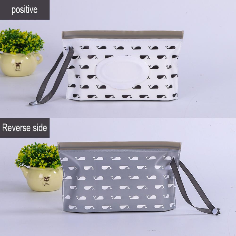 Milieuvriendelijke Snap Band Baby Doekjes Box Draagbare Clamshell Cosmetische Houder Herbruikbare Navulbare Draagbare Baby Doekjes Container