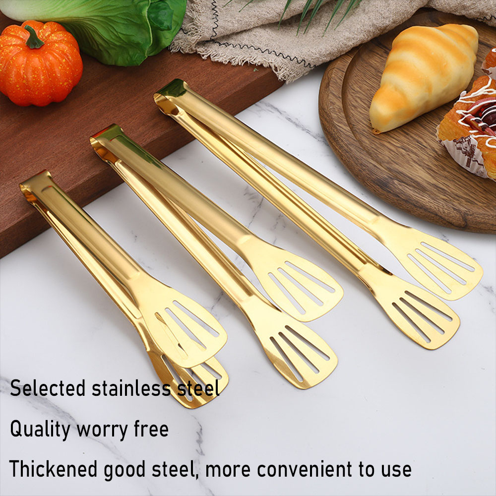 Roestvrij staal antislip voedselklem keukengerei buffet kookgereedschap broodclip accessoires voor desserts salades barbecue