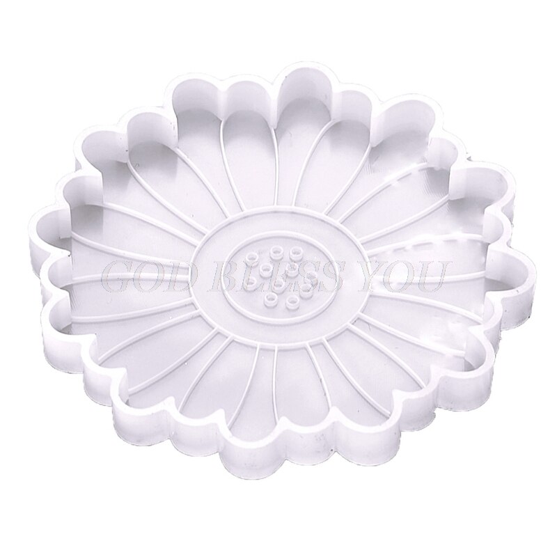 Daisy Flower Coaster Epoxy Resin Mold Cup Mat Pad Silicone Mould DIY Crafts Tool 54DC: 3