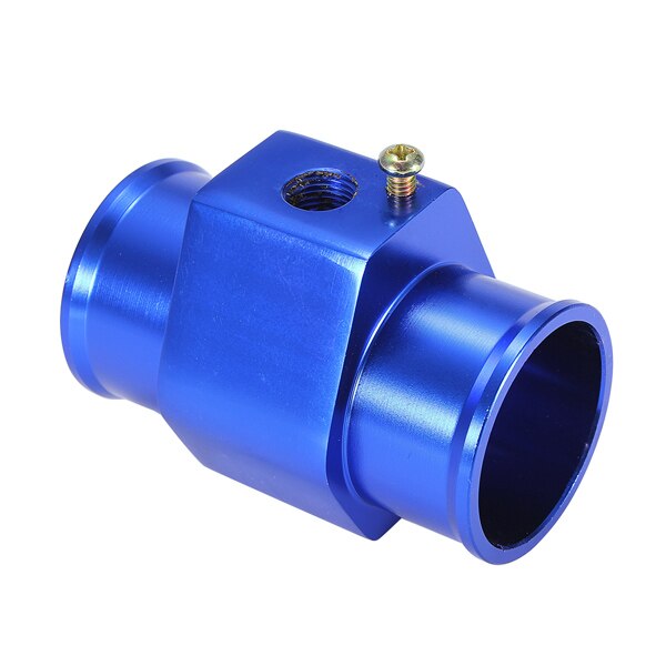Blue Alloy Car Water Temp Temperature Sensor Gauge Joint Pipe Radiator Hose Sensor Adaptor Cans 32mm/34mm/38mm