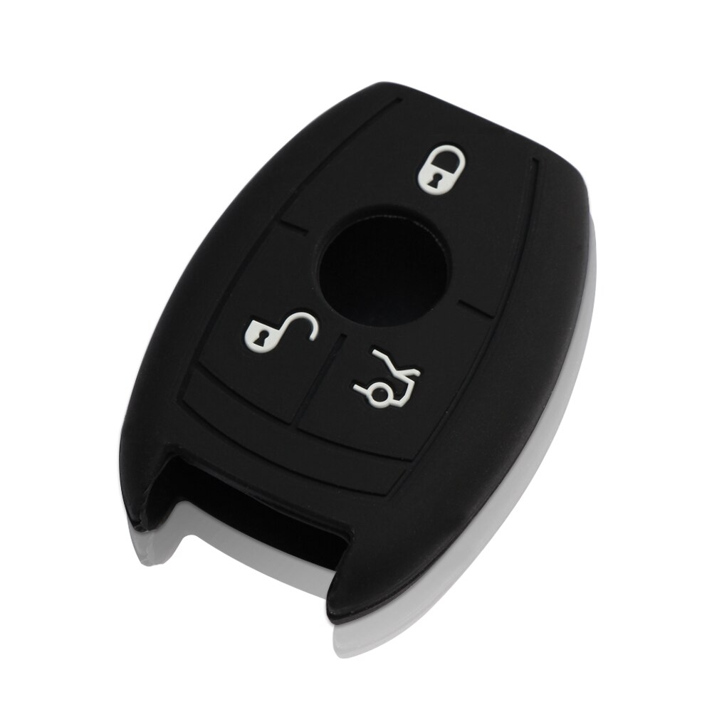 Silicone Remote Key Cover Case Voor Mercedes Benz A180 A200 A260 W203 W210 W211 AMG W204 CES CLS CLK CLA SLK Classe Auto Styling