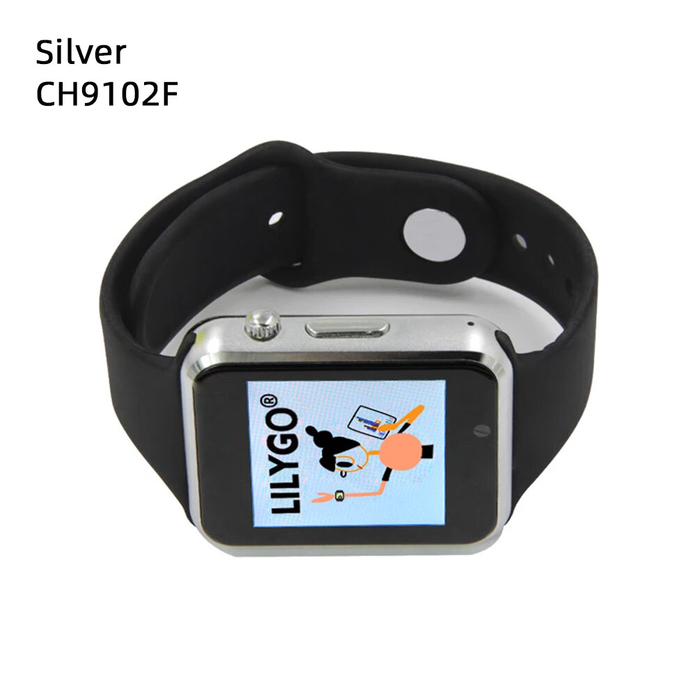 LILYGO® TTGO T-WATCH V2 GPS IPS Open Source ESP32 WIFI Bluetooth Capacitive Touch Screen Programmable Watch Vibration Motor: Silver CH9102F