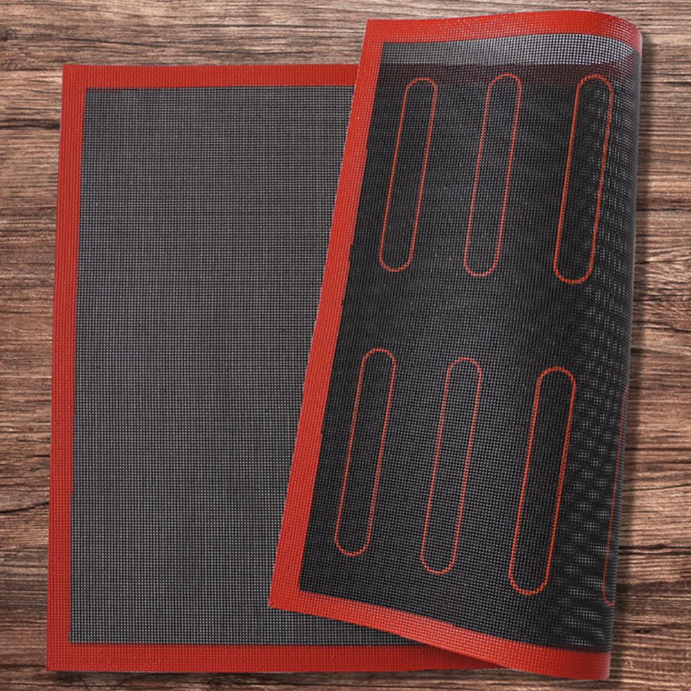 Heat Resistant Oven Sheet Liner Baking Mat for Cookie /bread/ /biscuit/puff/eclair Perforated Silicone Pastry Nonstick Mat Tool