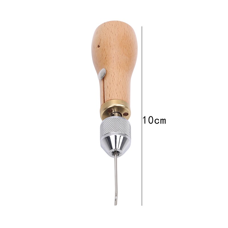 Herramienta de costura de cuero Awl DIY, máquina de costura Manual, artesanía de cuero, bordado de borde, correa, zapatero, herramienta de reparación de lona