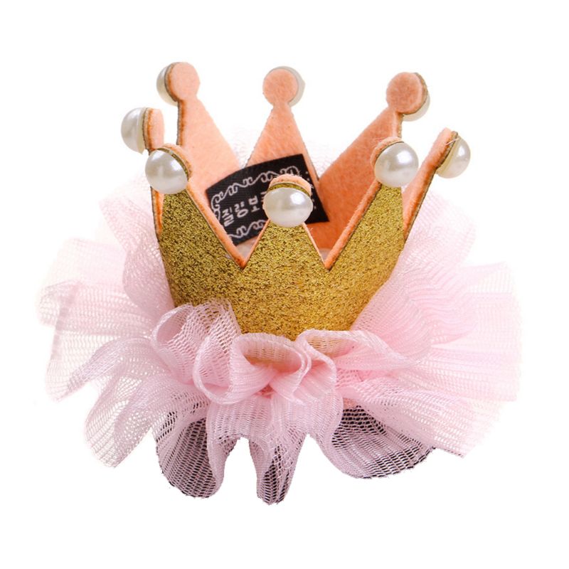 Bonito laço princesa coroa cão gato animal de estimação clipe de cabelo casamento festa de aniversário fotografia decoração suprimentos para animais de estimação presente para kitty filhote de cachorro