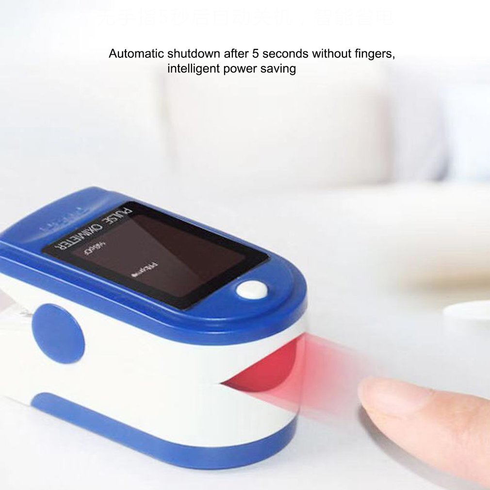 Pulse Oximeter Finger Pulse Oxymeter Digital Oxygen Meter Clip Type Sensor Display Fingertip Pulse Oximeters