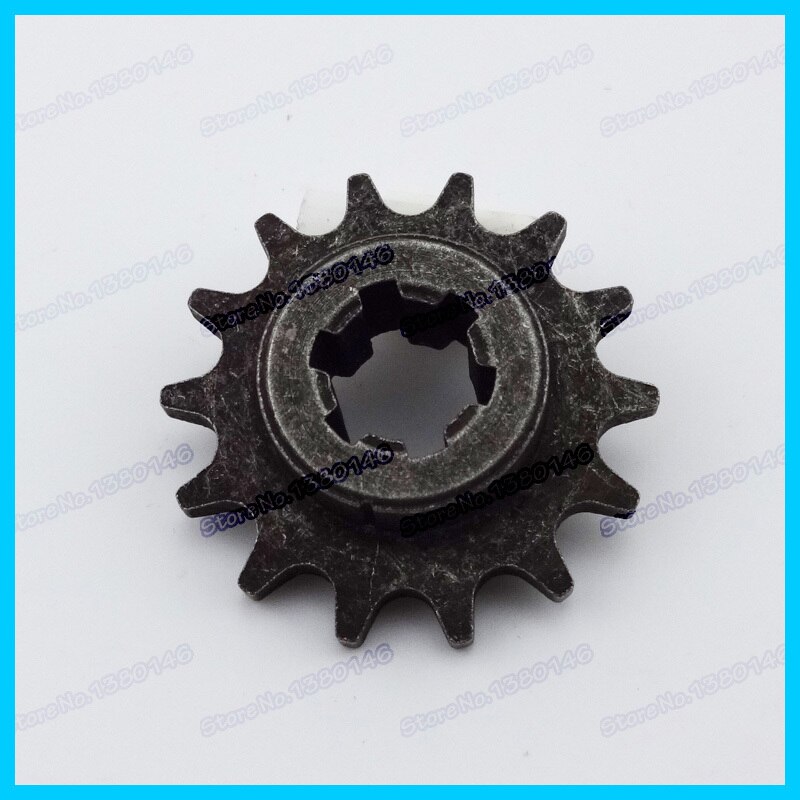 T8F 14T 2 stroke front pinion sprocket 14 tooth teeth of clutch gear box for 47cc 49cc mini crosser moto atv quad dirt bikes