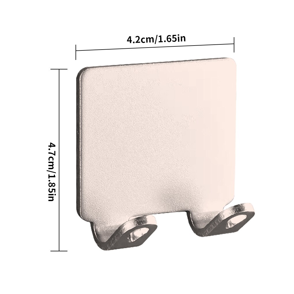 2pc 304 stainless steel Razor Holder Men Shaving Shaver Shelf Shaving Razor Rack Bathroom Storage Rack Viscose Wall Hooks Hanger