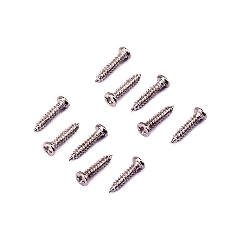 50PCS Tuning Peg Tuning Key Screws Machine Heads Guitar Tuner Mounting Screws for Electric /Acoustic Guitar Bass 11 x 2 mm
