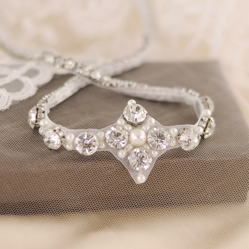 TRiXY S391 Stunning Silver Diamond Belt Wedding Dress Belt Thin Rhinestone Belt Pearls Belts Formal Belts for Bridesmaid Dresses: rhinestone applique