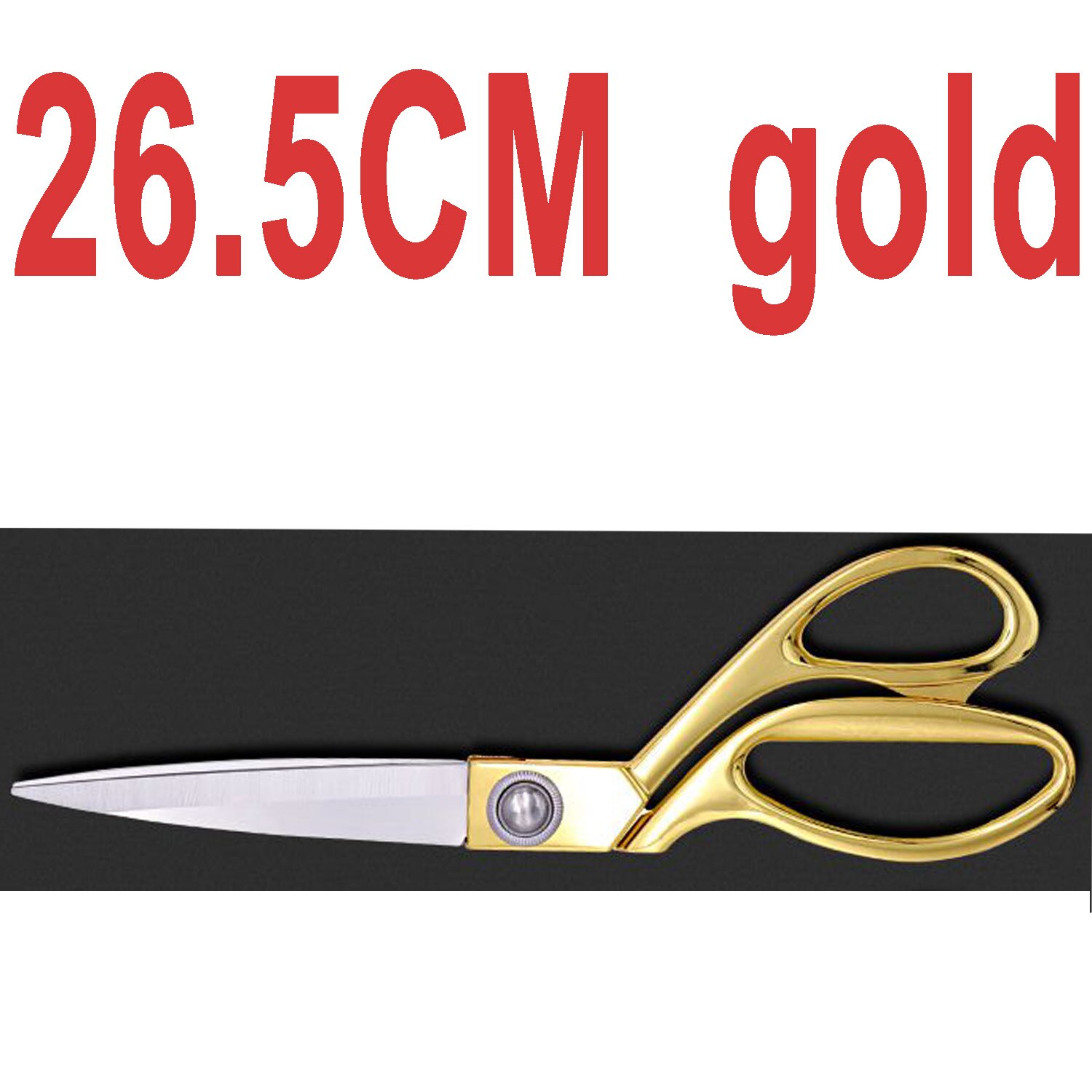 Rubber Cutting Tool Cutting Scissors Cutting Table Tennis Set Adhesive Racket Tool DIY: 26.5CM gold