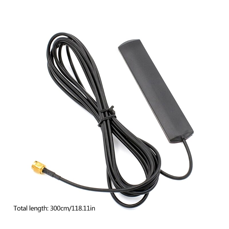 4G Gsm Antenne 700-2600Mhz Patch Sma Male Connector Auto Antenne Lijm Kabel