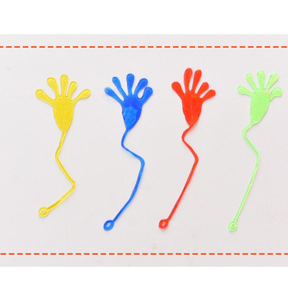 1pc Random Send Glitter Sticky Hands Toys Funny Gadgets Practical Jokes Squishy Party Prank Novelty Gags Toys for Children