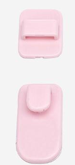 1 stk krok til fjernkontroll klebrig krok sett tv klimaanlegg fjernkontroll nøkkel praktisk veggoppbevaringsholder sterk henger: 1 rosa