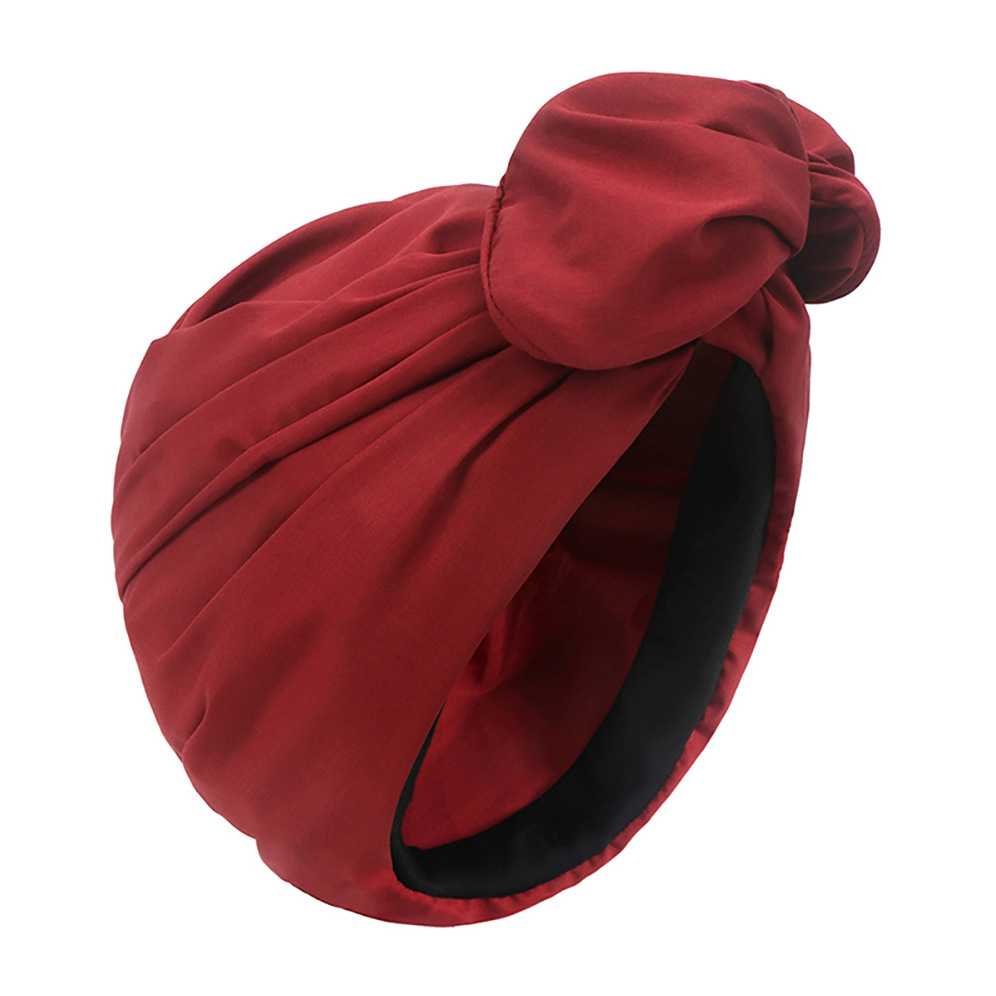 Pañuelo musulmán para mujer, diadema de algodón, envolturas para la cabeza africanas, turbante Retro para gorros de mujer, gorros, tocado musulmán: Oro