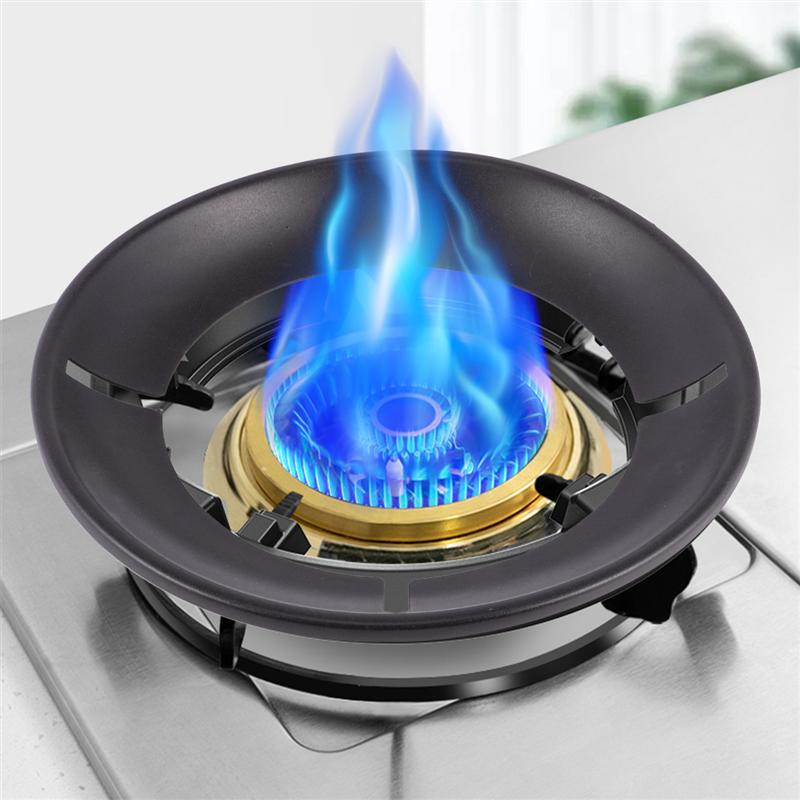 Kjøkken vindskjerm bålgryte vindskjermring energisparende wokstativ brannsamler hette gasskomfyr ringe gryteklut fakkel cucina