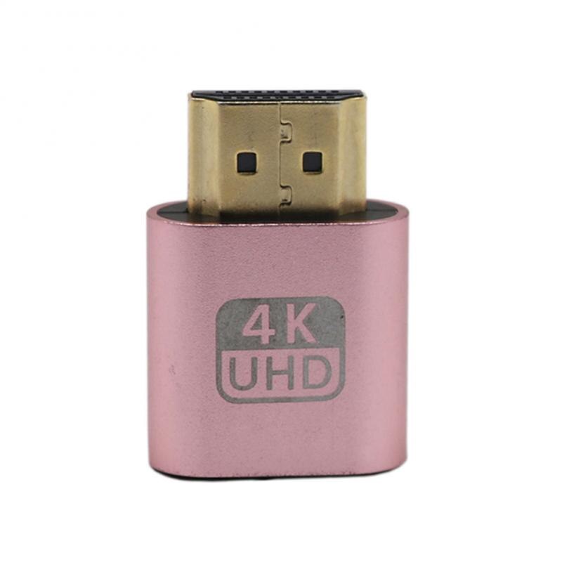 Mini VGA HDMI Dummy Plug Virtual Display Emulator Adapter DDC Edid Support 1920x1080P 4K For Video Card BTC for PC/Mac Devices