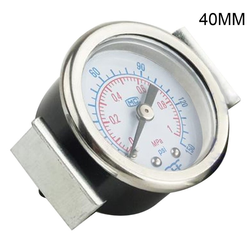 0 ~ 1.0MPa 0 ~ 150psi Metalen Manometer Met Beugel Panel Type Dubbele Schaal Display 1/8 Of 1/4-Interface draad Manometer