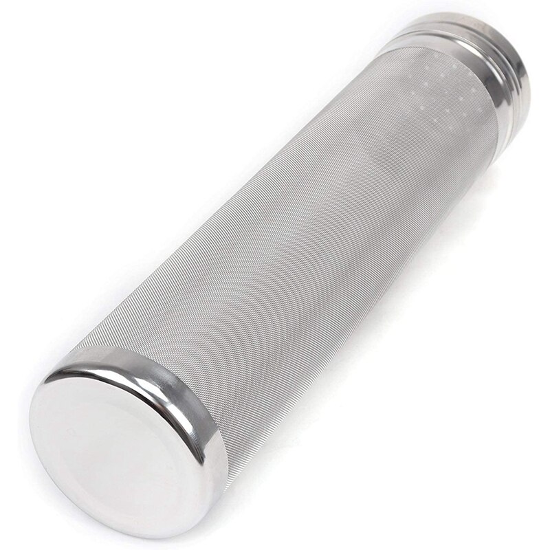 Crépine sèche de bière, cartouche de crépine de houblon d'acier inoxydable de maille de 300 micromètres, crépine de brassage de bière de houblon de maison