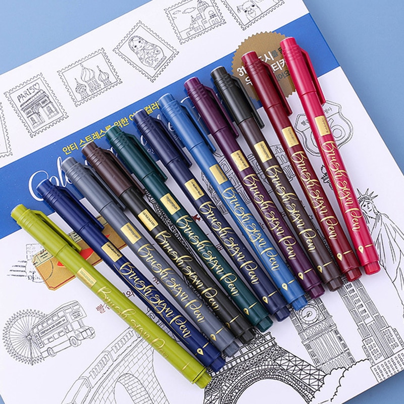 Kurtzy Vulpen Kalligrafie Set met 6 Punten, Cartridges en Inkt Adapter