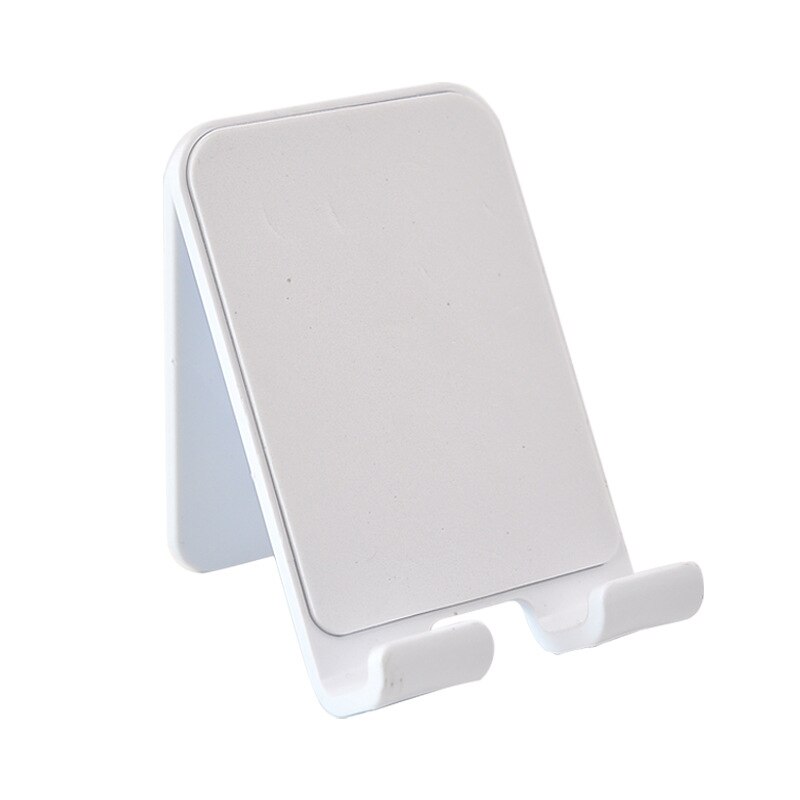 Wall-mounted Mobile Phone Bracket Universal Mobile Phone Desktop Bracket Tablet Computer Plastic Bracket: white