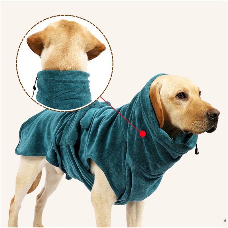 Hond Badjas Super Absorberende Hond Badpak Voor Kleine Medium Grote Honden Sneldrogende Huisdier Badhanddoek Warm Hond kleding Corgi