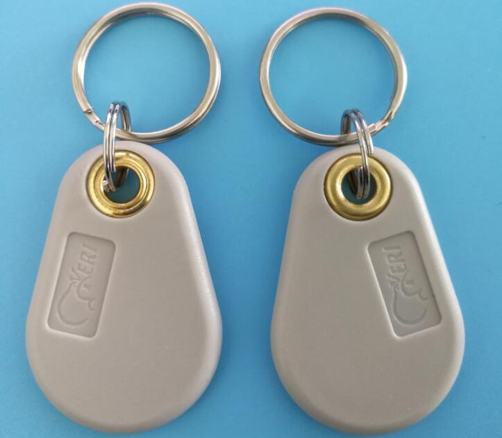 10pcs 125khz RFID EM4305 Writable Keytag Keyfob T5577 Rewritable Keychain Access Control Ring Token Duplicate Copy Clone