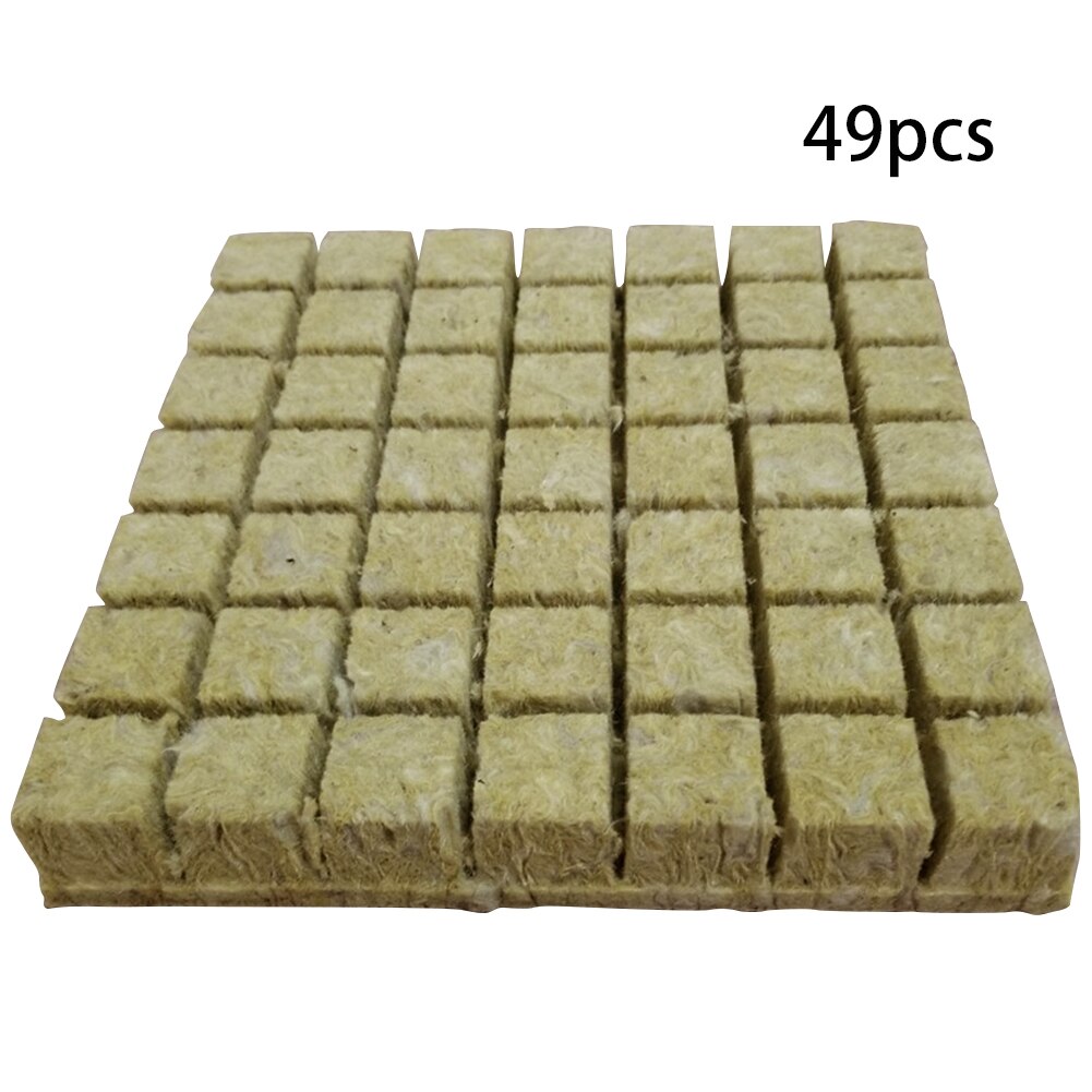Mini bloques agrícolas de jardín, cubo hidropónico para cultivo de plantas, compresa Base, medios de cultivo prácticos, sin suelo, ventilado: 1.5inch 49pcs