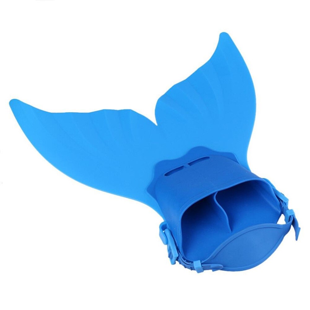 Kids Mermaid Flippers Kinderen Zwemmen Vinnen Whale Tail Siliconen Flippers Zwemmen Gear Voor Kinderen Water Sport Training