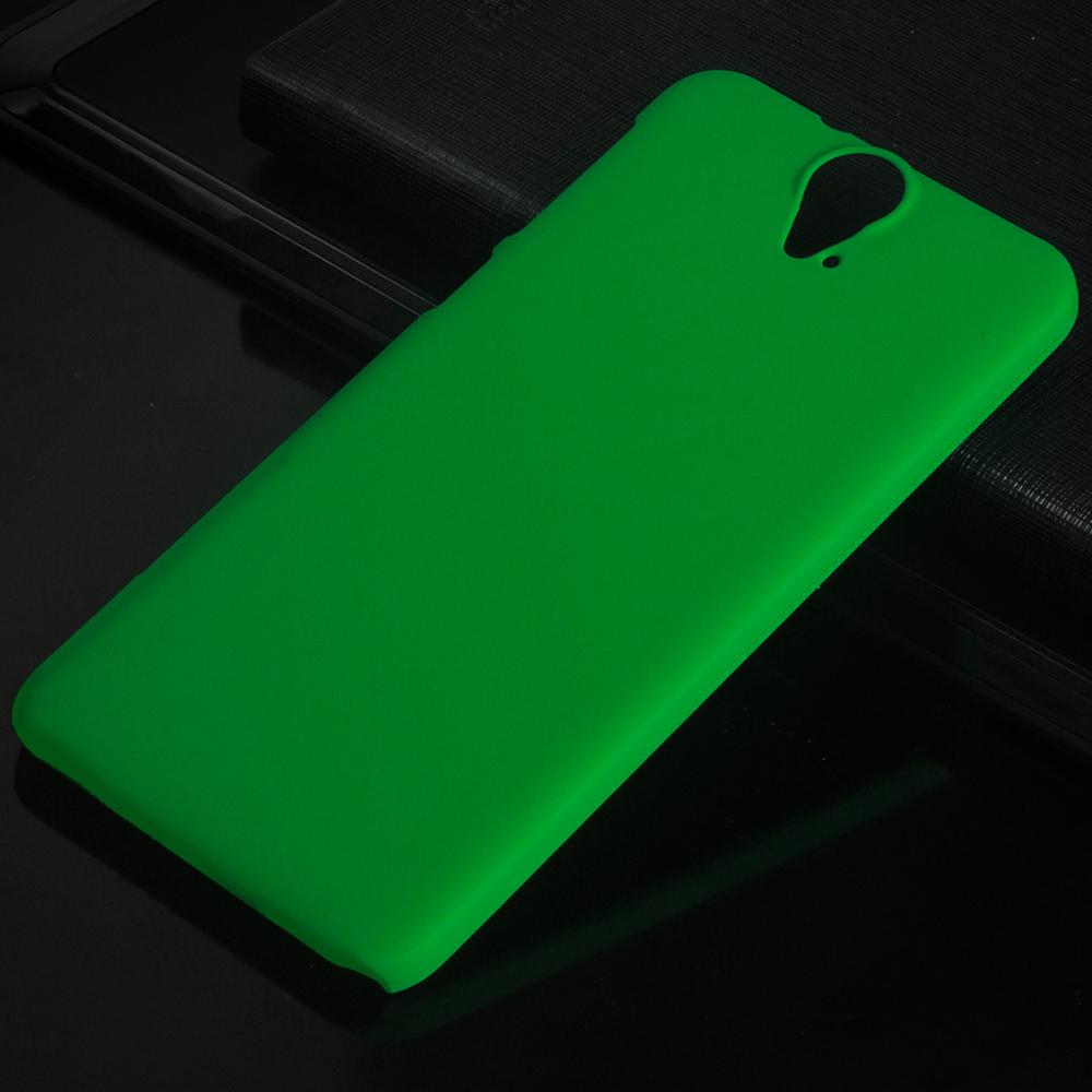 Matte Plastic Coque Cover 5.5For Htc One E9 Plus Case For Htc One E9 Plus Phone Back Coque Cover Case: Green