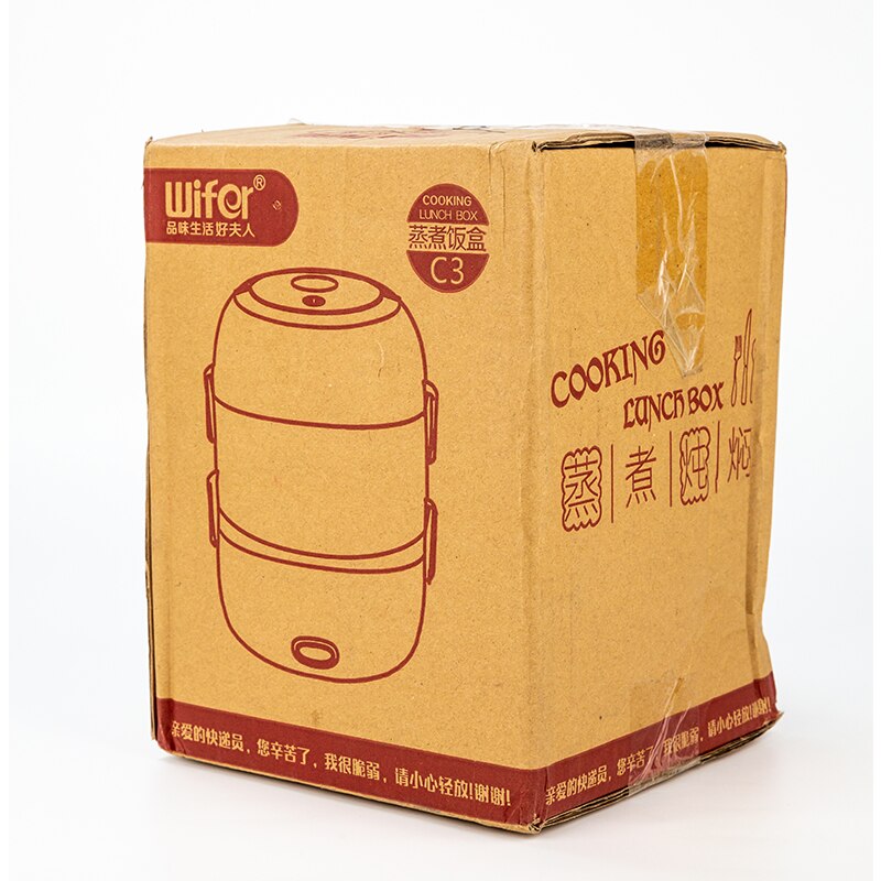 Electric Rice Cooker Timing Reservation Food Mini 2/3 Layers Available Inner Portable Meal Thermal Heating Lunch Box