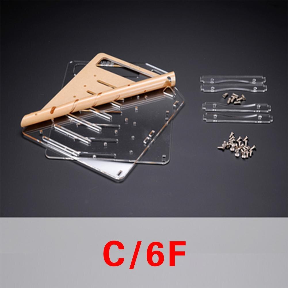 DIY Acryl Festplatte Halterung transparent Festplatte Regal Schreibtisch Computer Externe Speicher Kasten HDD Festplatten KäFeige: 6F