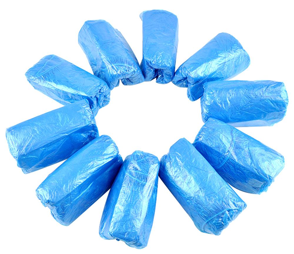 Disposable Plastic Anti Slip Shoe Covers Cleaning Overshoes s/ Protective Z6X1