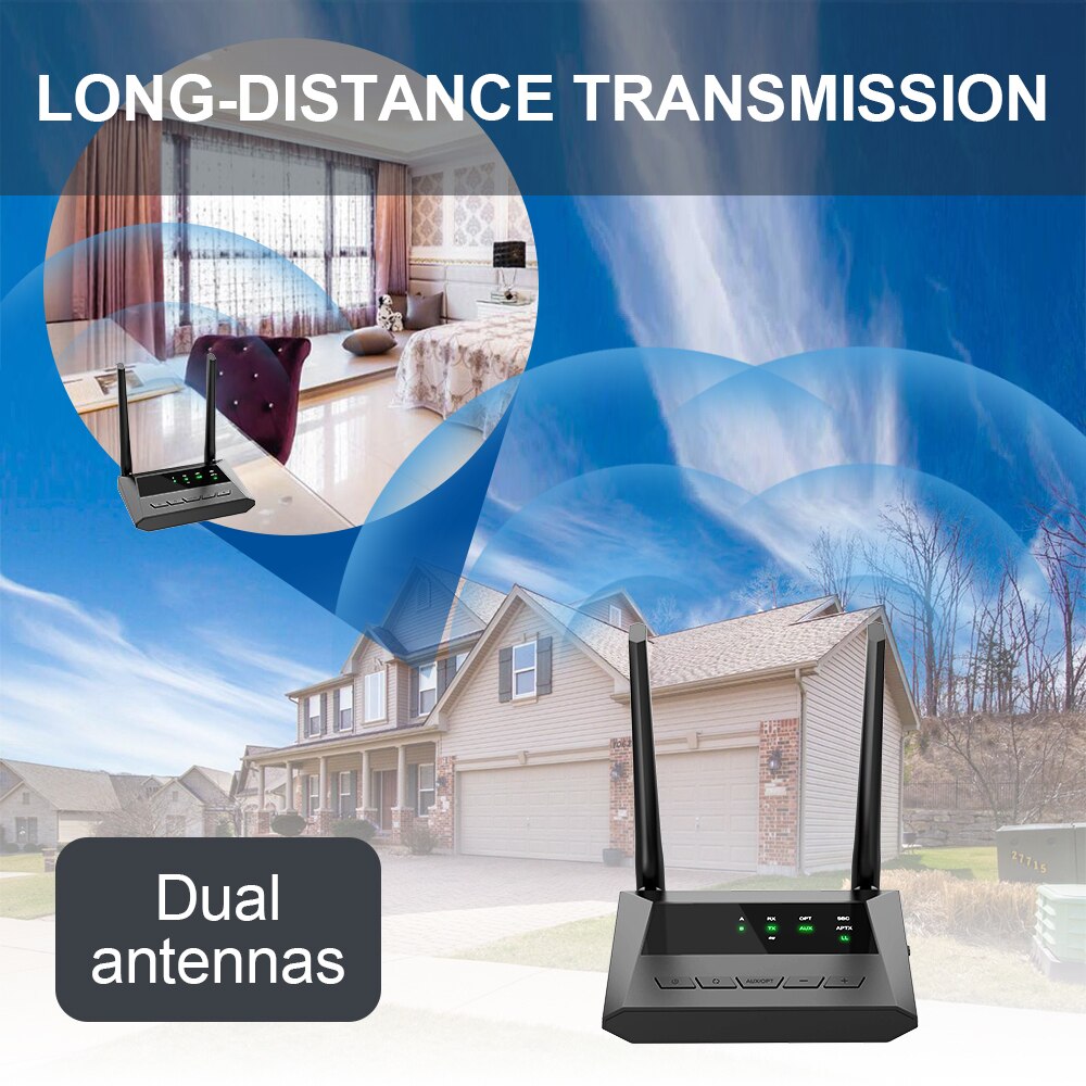 Bluetooth 5.0 Aptx LL Low Latency Optical SPDIF Toslink RCA Aux 3.5mm Transmitter Receiver Wireless A2DP Audio Music TV Adapter