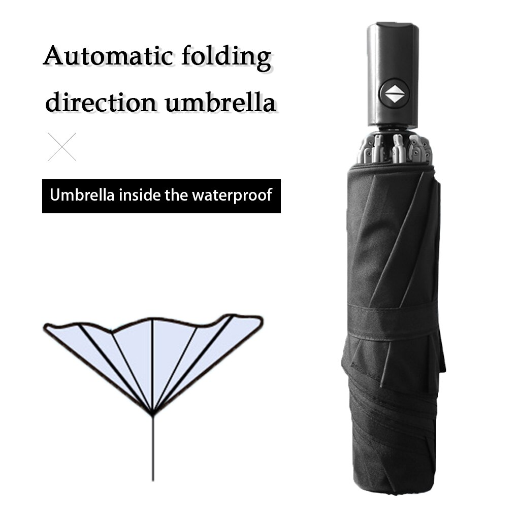 2019hot Folding Reverse Umbrella Automatic Umbrella Big Windproof Rain Business Umbrellas Waterproof Rain Women Men For Car