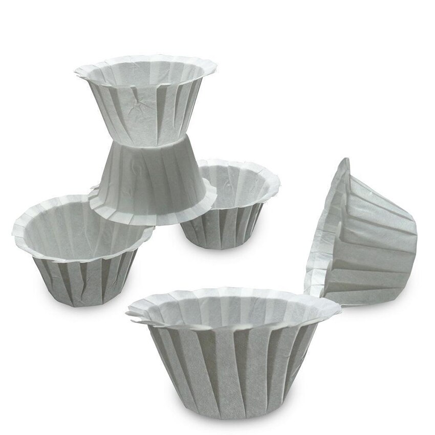 100 st pappersfilter koppar utbytes k-cup filter för keurig k-cup fantastiska kaffefilter