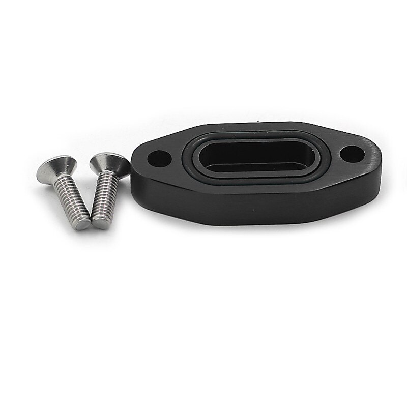 OIL PORT ADAPTER Cooler Delete Block Off Plate for LS1 LS LSX series GM V8 engines Gasket Pan 551621: black