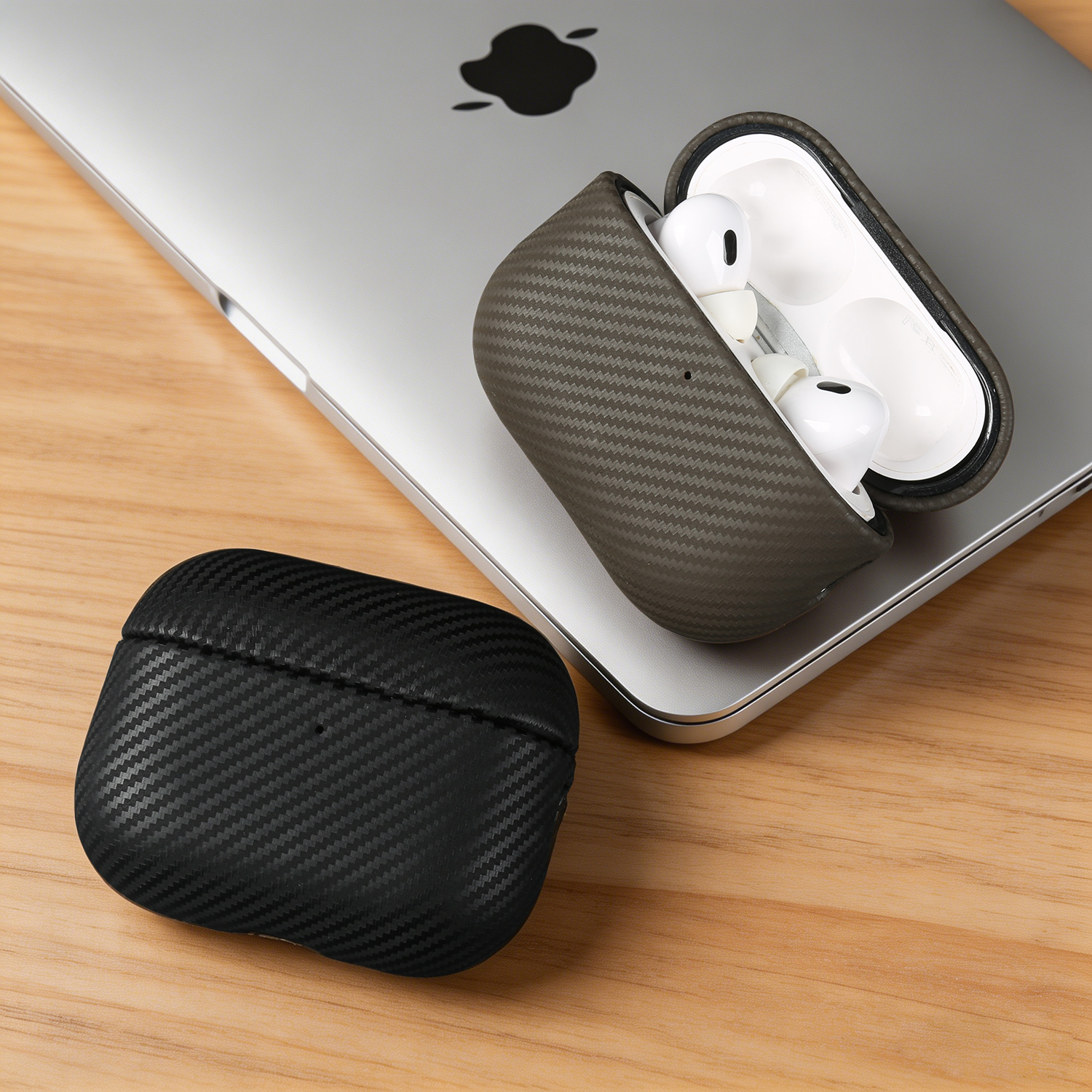 Echtes Lederetui für AirPods 4 Hüllen, handgefertigte kabellose Bluetooth-Kopfhörer-Schutzhülle für AirPods Pro 3 Pro 2
