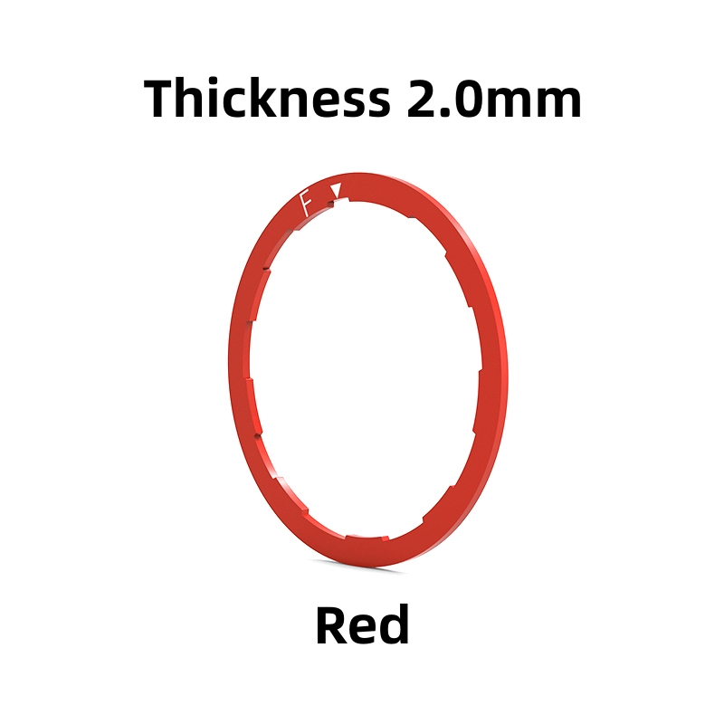 Bike Cassette Gasket Freehub Body freewheel Washer Freewheel Spacers Bicycle Hub Washer For Adjusting Bike Flywheel washer: black