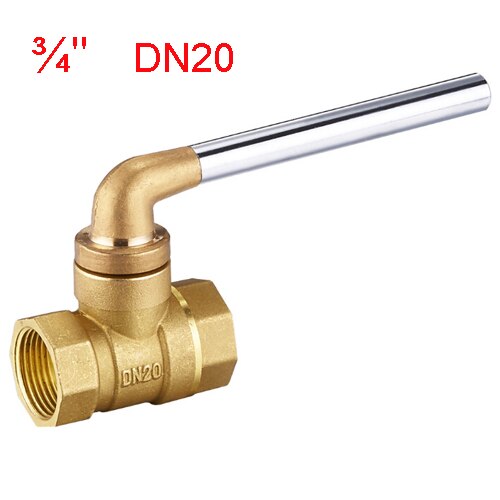 God  dn15 to dn25 of messingmateriale vannrør kuleventil: Dn20