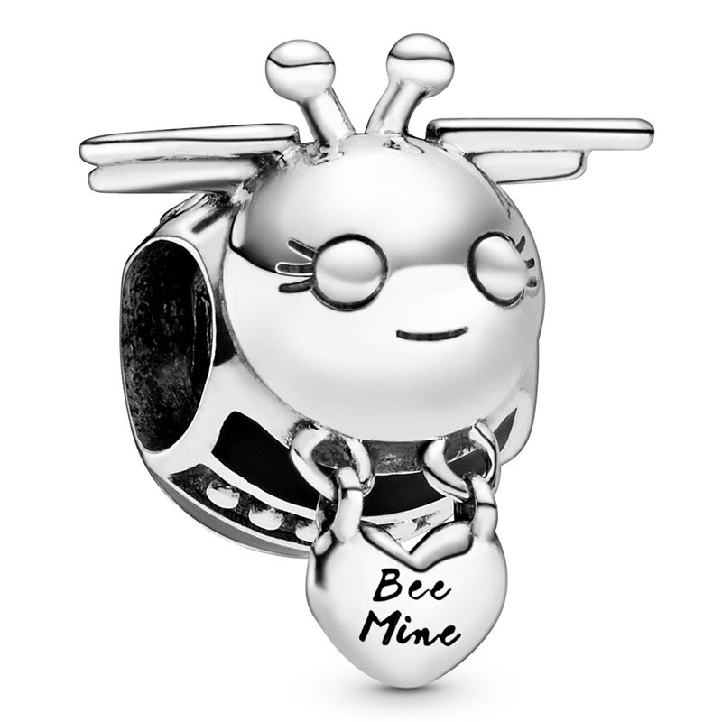 FAI DA TE di Fascino Panda Happily Ever After Castello Ape Miniera Decorativa Della Farfalla 925 Sterling Silver Beads Fit Originale Dei Monili Del Braccialetto: 3