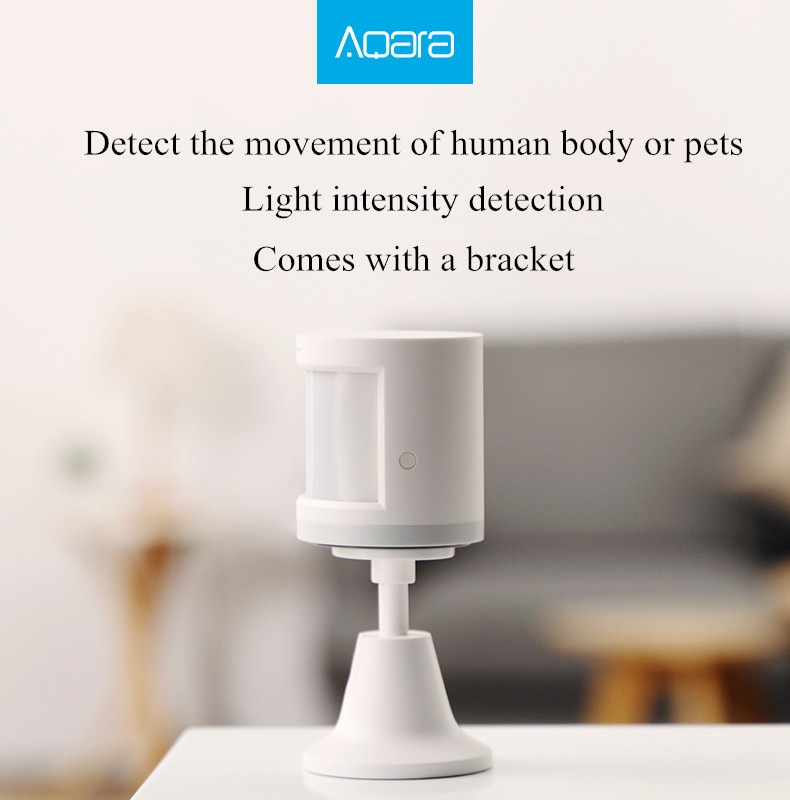 Aqara Menselijk Lichaam Sensor Smart Body Beweging Motion Sensor Zigbee Verbinding Houder Stand Mi Thuis App Homekit Via Android & ios