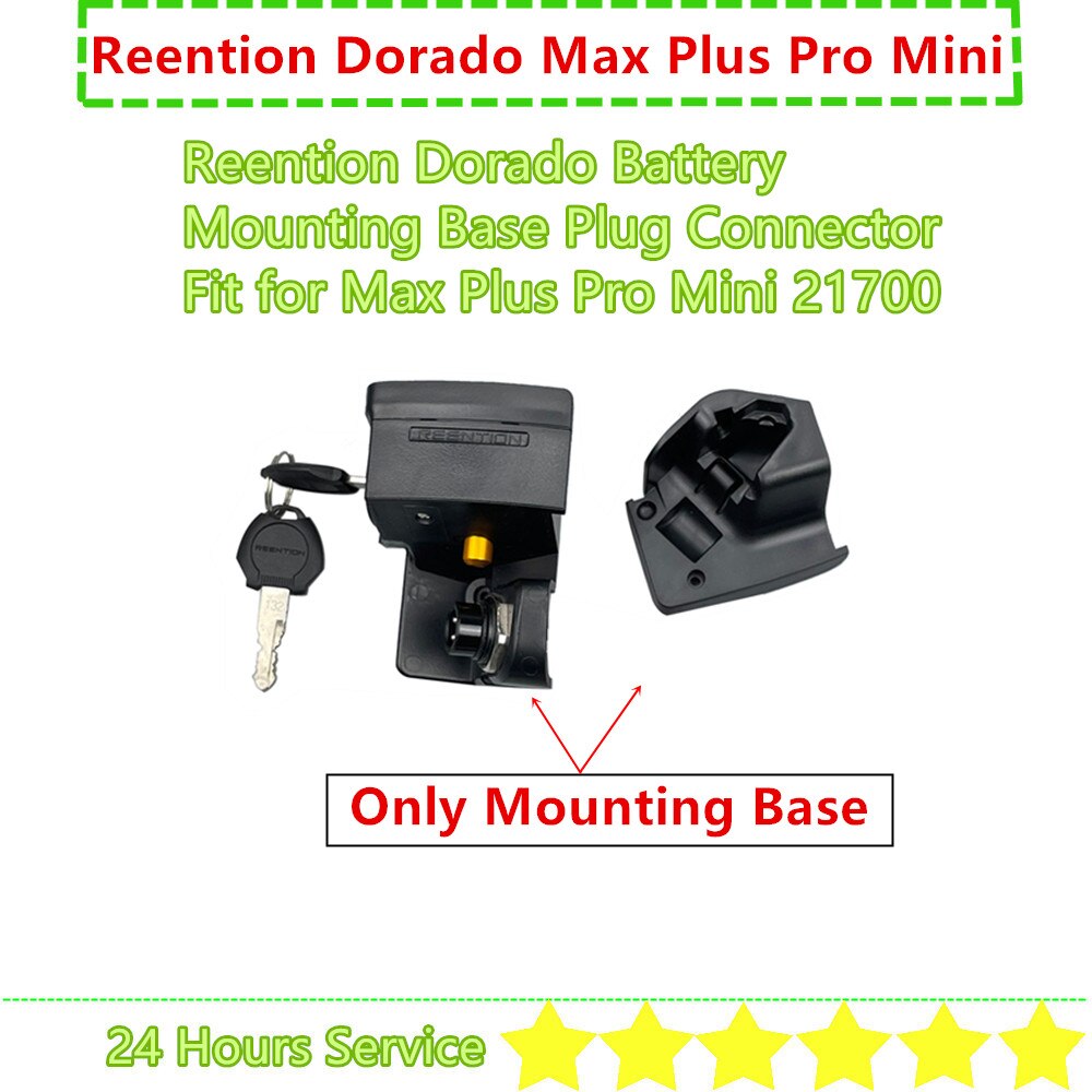 Reention Batterie Stecker dorado Batterie Stecker Verbinder Unterseite Montage Basis Montieren Stecker dorado Max Plus Profi Mini 21700: nur Base