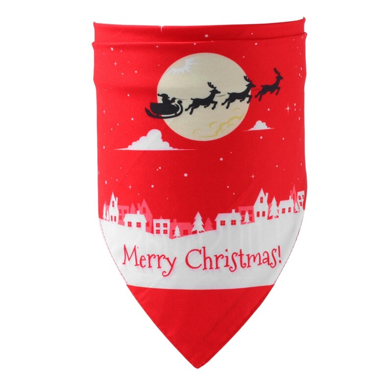 Haustier Waschbar Schal Taschentücher Lätzchen Pflege Zubehör Weihnachten Hund Bandana: Schwarz